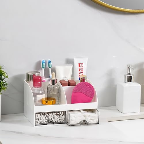 VITVITI Toothbrush Holders with 2 Drawers and 6 Compartments