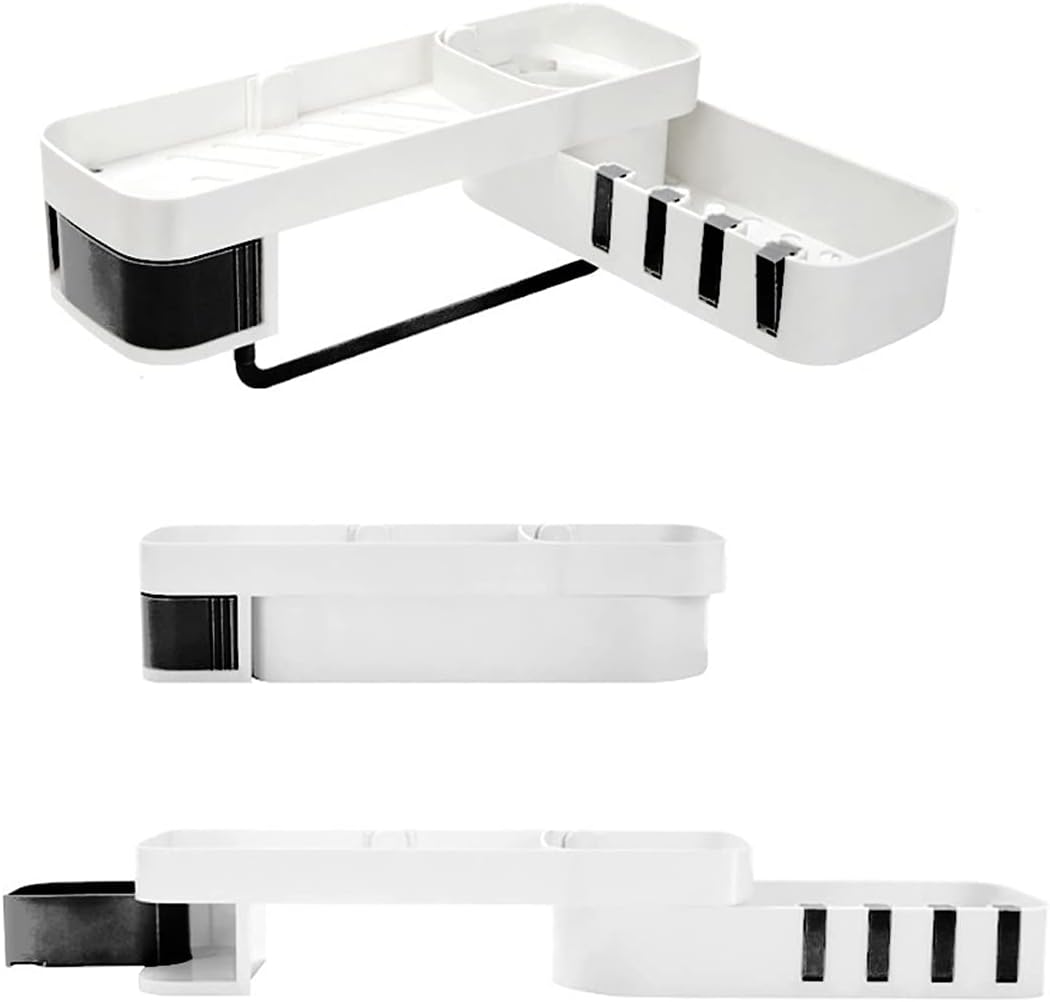 TYZK 180 Degree Rotatable Corner Shower Shelf