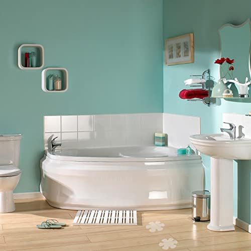 1set Non-Slip Floor Stickers Flower Design Transparent Peva Decals