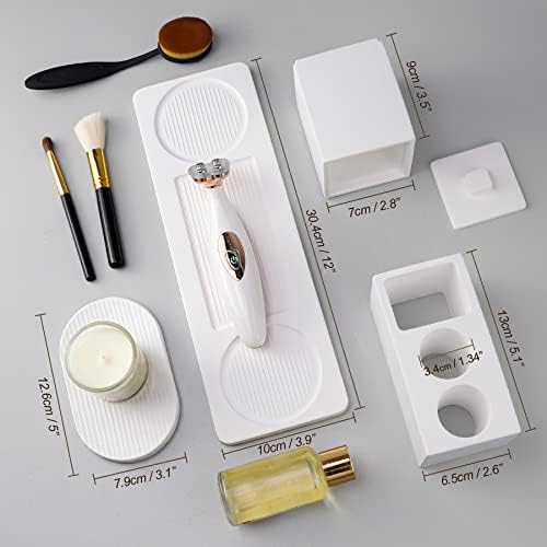 AUSAULAC Ceramic Toothbrush Holder Set for Bathroom