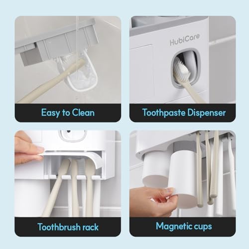 HuBDIC HubiCare Toothbrush Holder with Dispenser