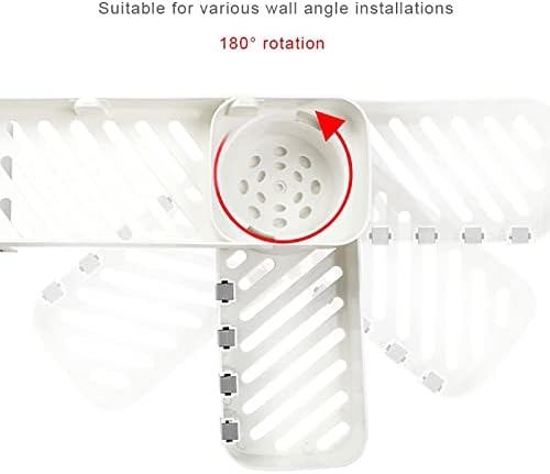 TYZK Shower Shelves Wall Mount Storage Rack