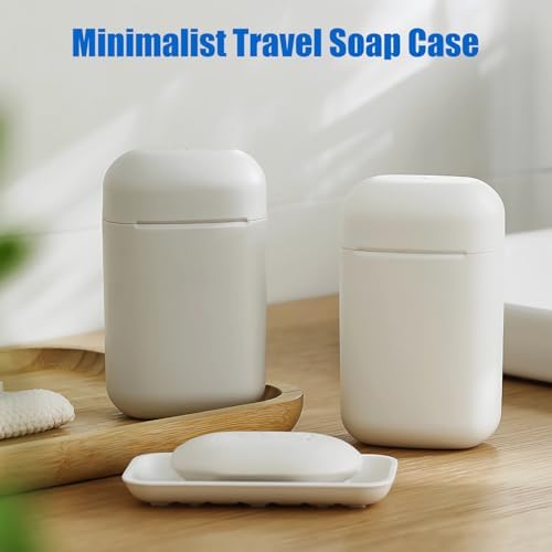 Minimalist Travel Soap Case with Leak Proof Silicone Seal