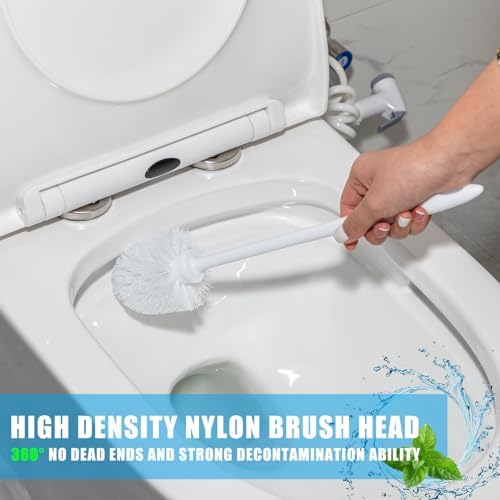 Tioncy 15 Pcs Toilet Brush Set Heavy Duty