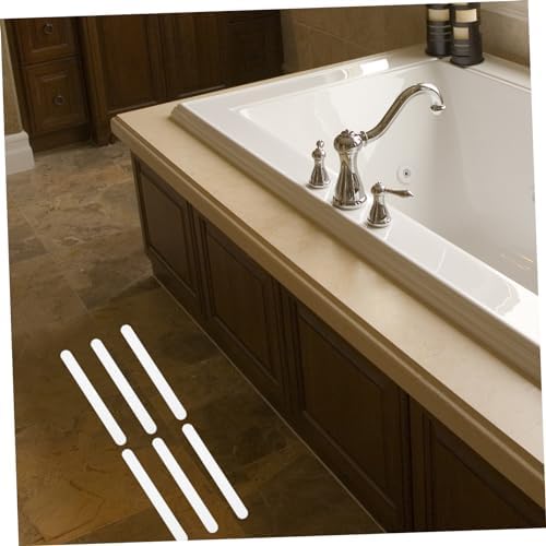 Holibanna 1Set Anti-Slip Bathtub Sticker with Scraper Adhesive