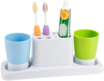 Eslite Bathroom Toothbrush Paste Holder Organizer