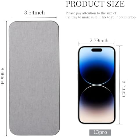 Heagoale Water Absorbing Stone Tray - Light Grey 1