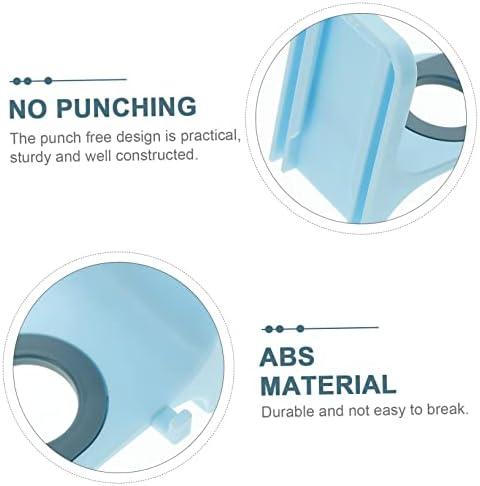 Ciieeo 4Pc Wall Shampoo Holder No Drill Adhesive Rack