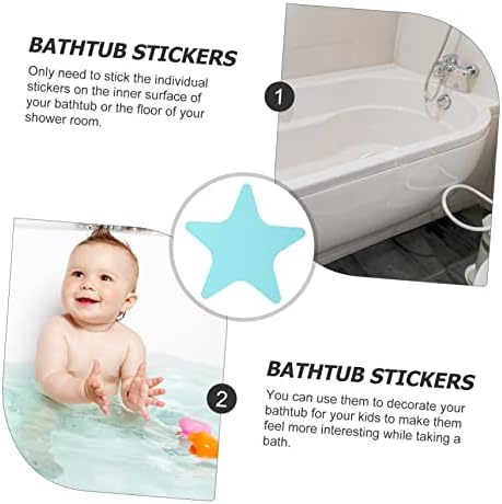 Ciieeo Non-Slip Bathtub Stickers 20pcs Easy Peel