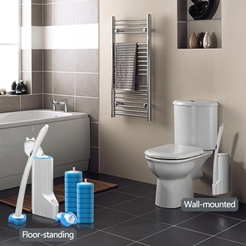 144 Count Toilet Brush Refills Upgrade for Bathroom Cleaning