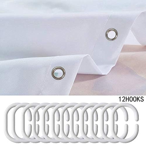 Yin Yang Tai Chi Koi Pattern Shower Curtain Set 72x72