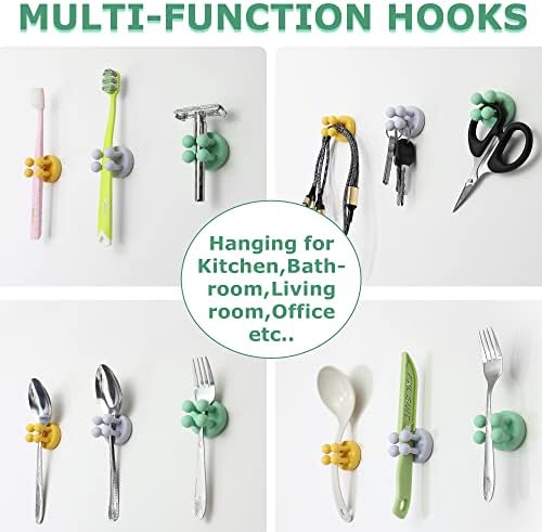 XoYoZo 4 pcs Silicone Multi-Function Hook Holder