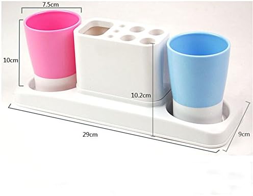 Eslite Bathroom Toothbrush and Toothpaste Stand Organizer