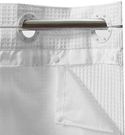 River Dream Shower Curtain Set with Snap-in Liner and Magnets