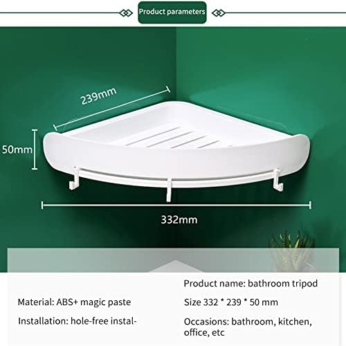BAHELS Corner Shower Caddy 12 PCS White