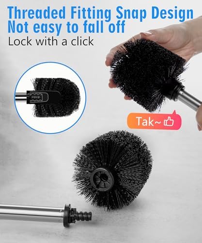 Viosuniu Ceramic Toilet Brush and Holder Set