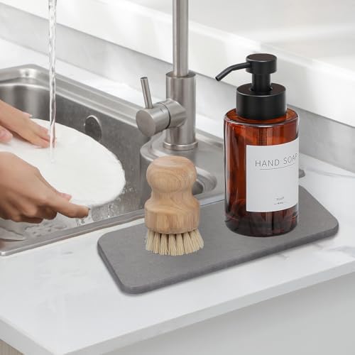Heagoale Water Absorbing Stone Tray - Light Grey 1