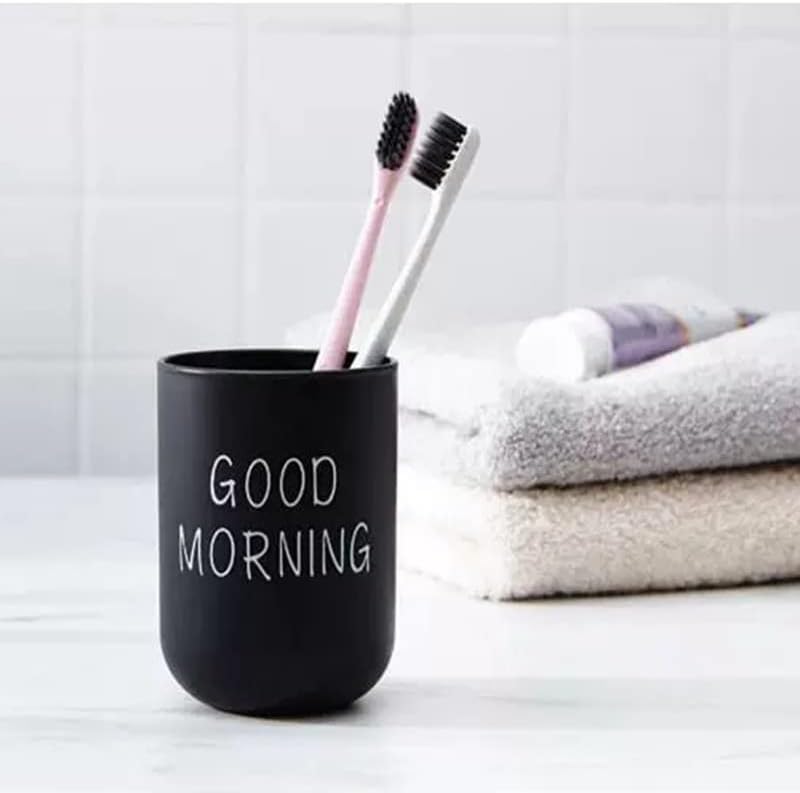 JinRu BaoHua 2pcs Toothbrush Holder Cups