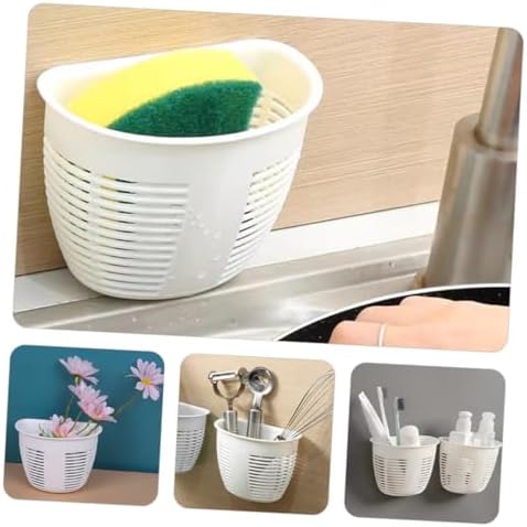 4PCS Wall Storage Basket Drainage Bathroom Organizer 1