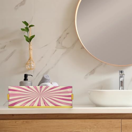 Chevrons Texture Toilet Tank Topper Basket Organizer