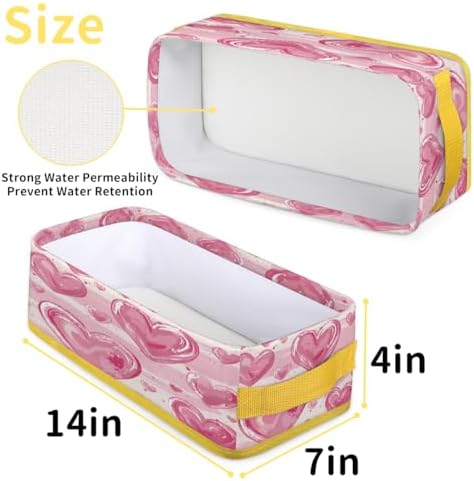Love Heart Shape Toilet Paper Baskets for Bathroom