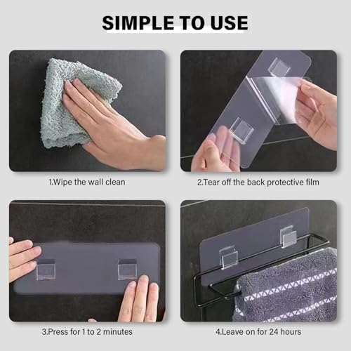 MOUNTTU Shower Caddy Adhesive Replacement Sticker 2Pcs