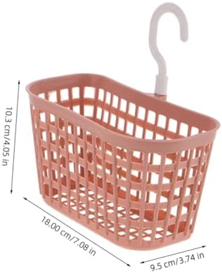 SOLUSTRE 2pcs Wall Mounted Plastic Shower Basket