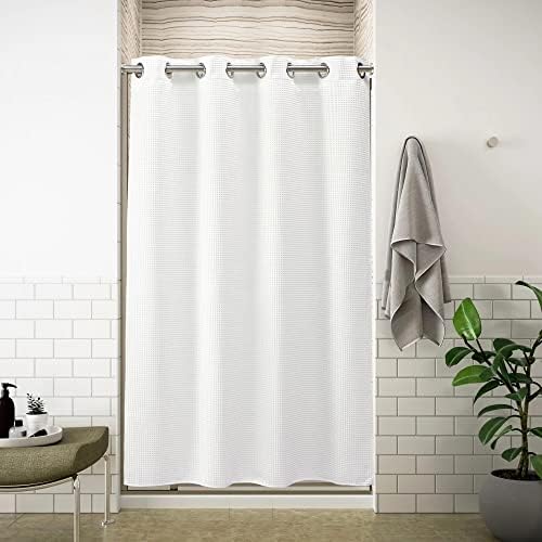 River Dream Shower Curtain Set with Snap-in Liner and Magnets