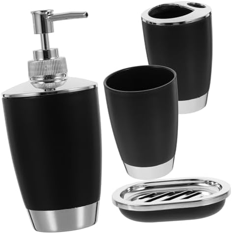 Alipis 4pcs Toothbrush Cup Set Bathroom Organizer Holder