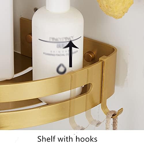 BAHELS Corner Shower Caddy with Hooks