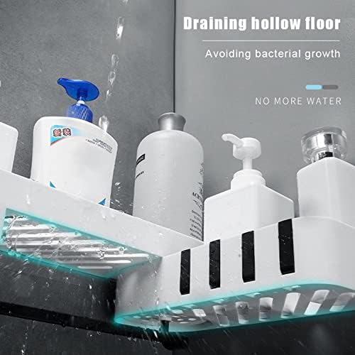 TYZK Shower Shelves Wall Mount Storage Rack