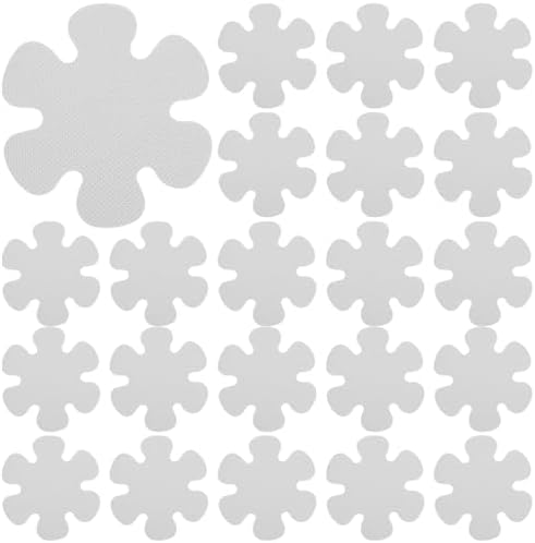 Alipis 20pc Flower Shape Non-Slip Bathtub Stickers