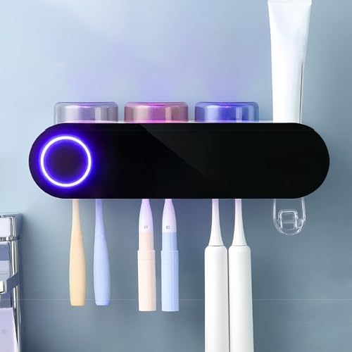 LALFENNB Smart Toothbrush Holder with Dispenser