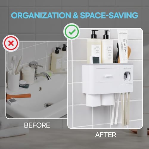 HuBDIC HubiCare Toothbrush Holder with Dispenser