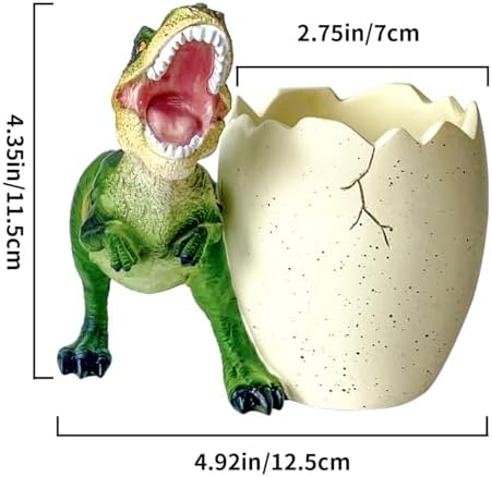 FlidRunest Dinosaur Toothbrush Holder - Green 1