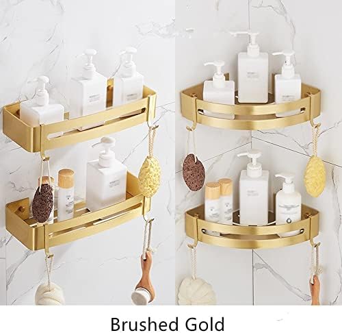 BAHELS Corner Shower Caddy with Hooks