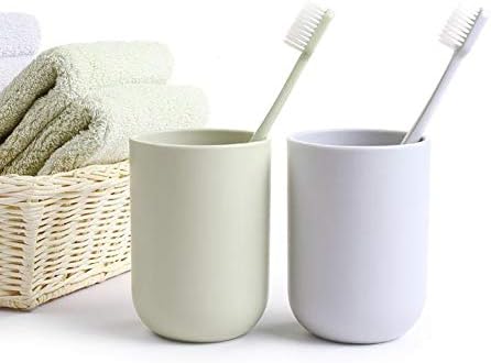 UVIVIU Toothbrush Cup with Arc Design 350ml
