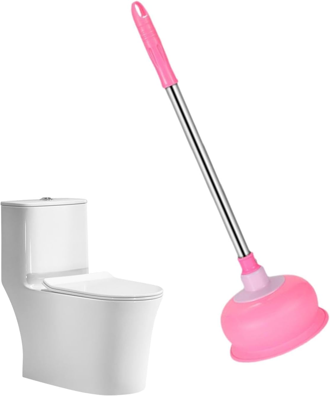 Heavy Duty Toilet Plunger for Small Bathrooms