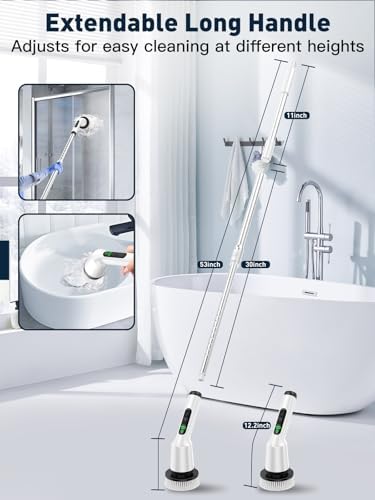 CTMAST Electric Spin Scrubber with IPX7 Waterproof 2 Speed