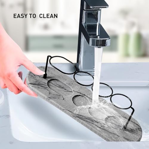 Cmreasj Metal Toothbrush Holder with Diatomite Base 1