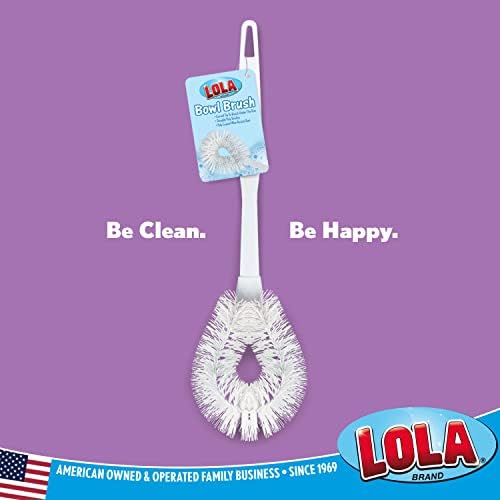 Lola Products Toilet Bowl Brush with Curved Head