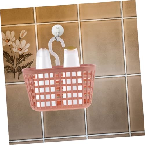 SOLUSTRE 2pcs Wall Mounted Plastic Shower Basket