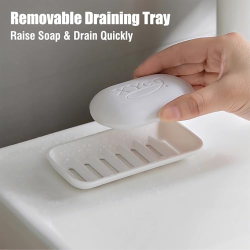Minimalist Travel Soap Case with Leak Proof Silicone Seal