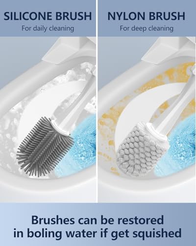 Leebein 8-in-1 Electric Toilet Brush Set with 6 Refills 1
