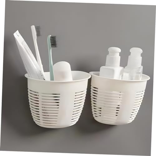 4PCS Wall Storage Basket Drainage Bathroom Organizer 1
