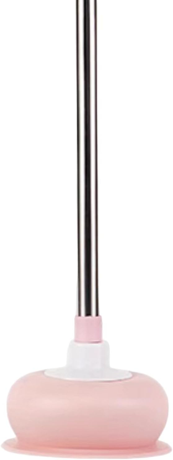 Heavy-Duty Toilet Plunger with Vacuum Suction