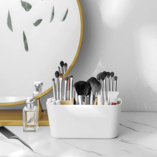 Heagoale Bamboo Toothbrush Holder with 5 Slots