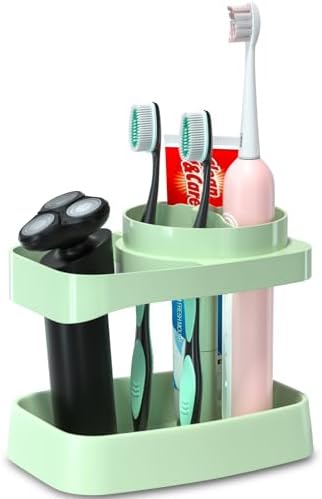 CRKIOB Family Toothbrush Holder with Drainage and Ventilation