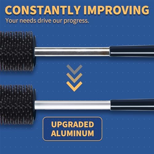 BOOMJOY Toilet Brush Set 2 Pack Silicone Tweezers for Bathroom Cleaning