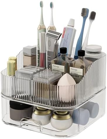YOOLENS Toothbrush Toothpaste Holder 7 Slots Organizer